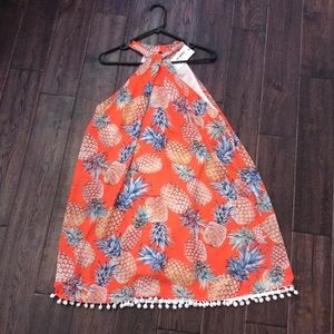 Orange Pineapple dress